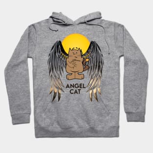 Funny Angel cat Hoodie